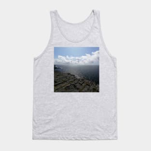 The edge of the cliff (style, text, font, englewood cliffs new, type, word) Tank Top